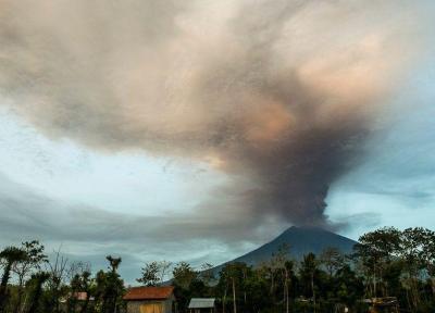 فوران آتشفشان بالی اندونزی، کوه آگونگ