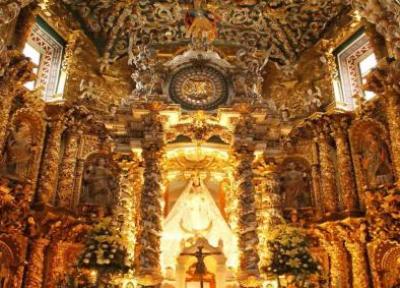کلیسای سانتاماریا مجلل ترین کلیسای جهان؛ مکزیک