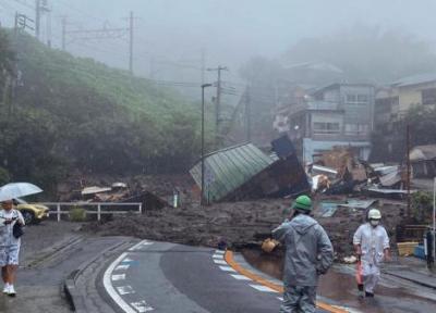 رانش وحشتناک زمین در ژاپن